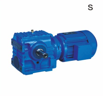 Reductor de engranaje helicoidal helicoidal serie S
